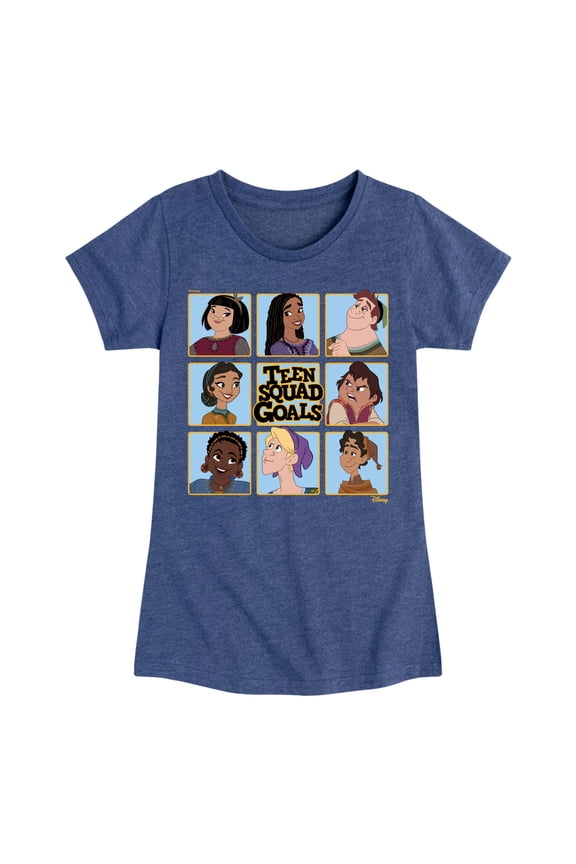 Wish - Teen Squad Goals Grid - Toddler & Youth Girls Short Sleeve Graphic T-Shirt