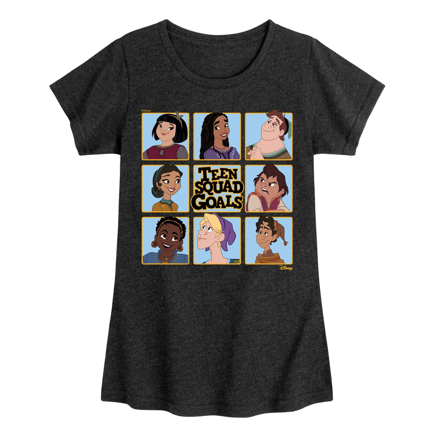 Disney Wish - Teen Squad Goals Grid - Toddler & Youth Girls Short ...