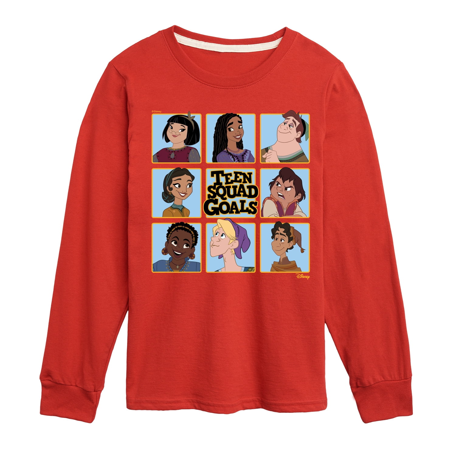 Disney Wish - Teen Squad Goals Grid - Toddler & Youth Long Sleeve ...