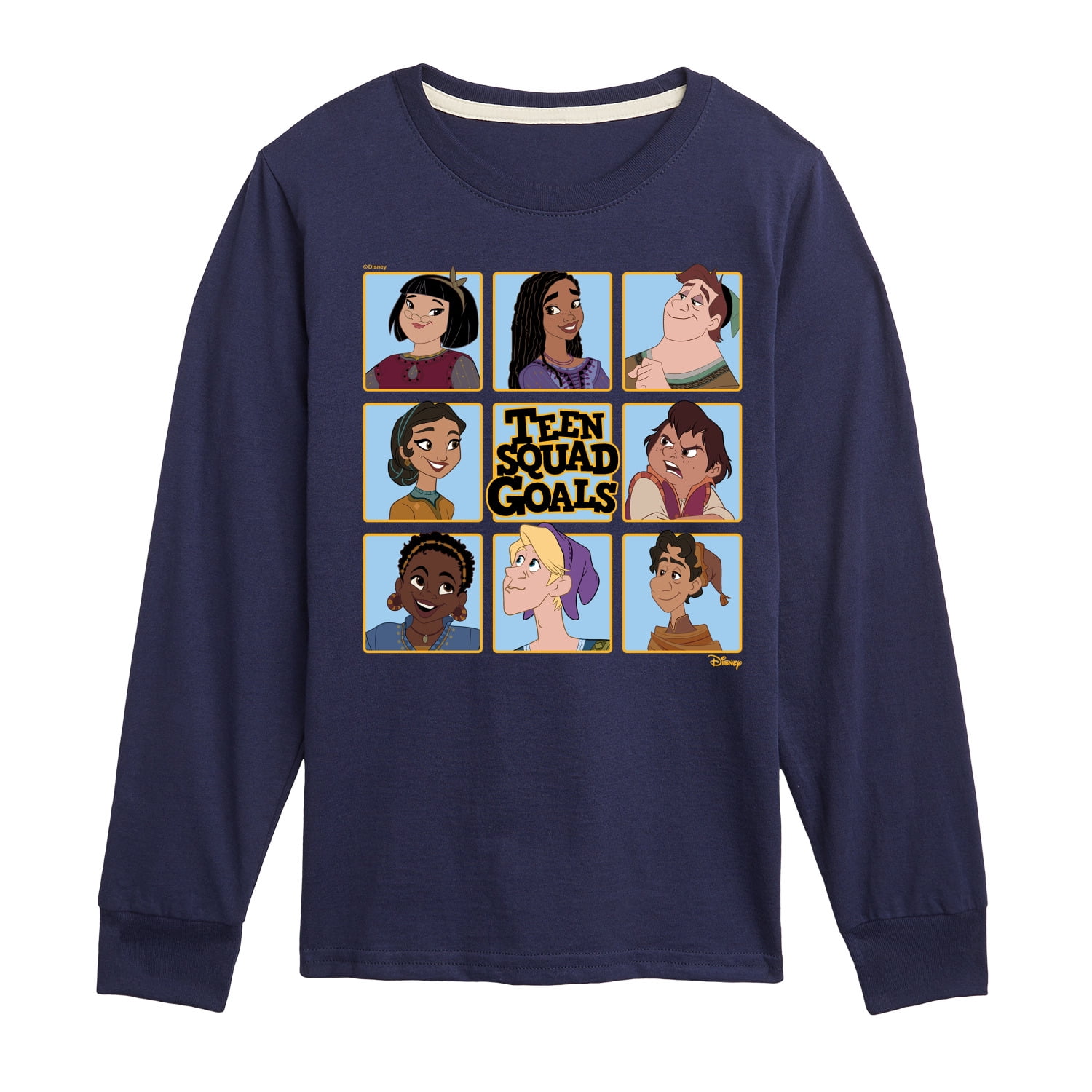 Disney Wish - Teen Squad Goals Grid - Toddler & Youth Long Sleeve ...
