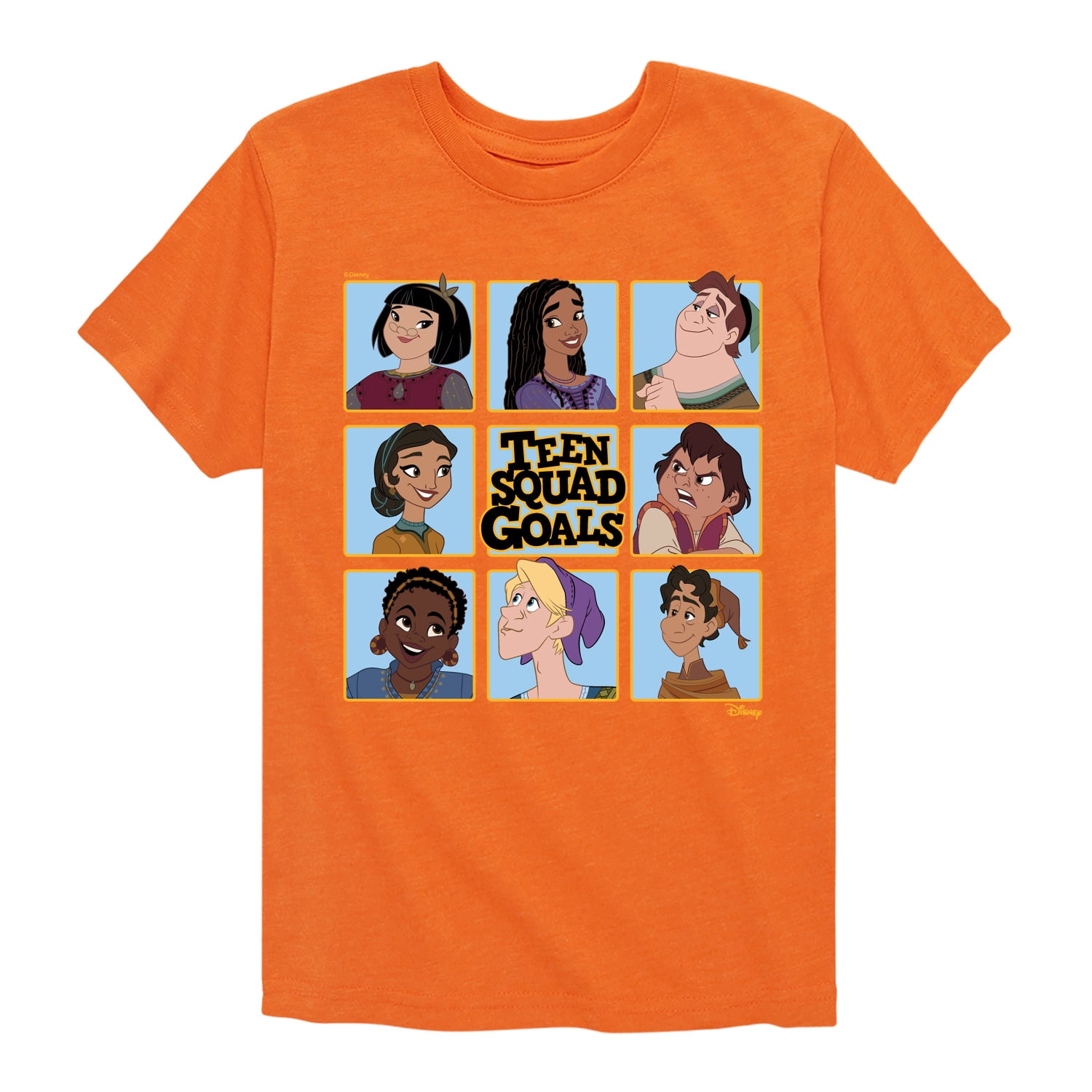 Disney Wish - Teen Squad Goals Grid - Toddler & Youth Short Sleeve ...