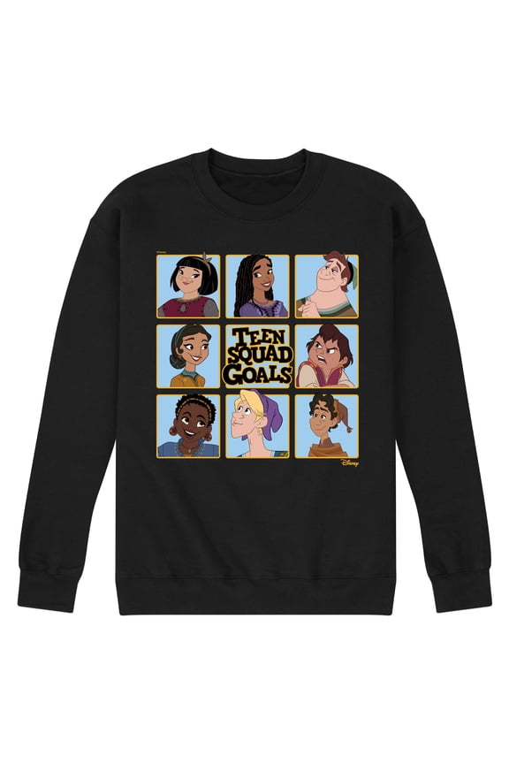 Wish - Teen Squad Goals - Men's Crew Neck Fleece Pullover