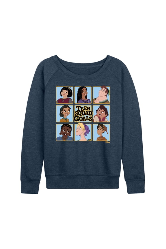 Wish - Teen Squad Goals - Women's Lightweight French Terry Long Sleeve Shirt