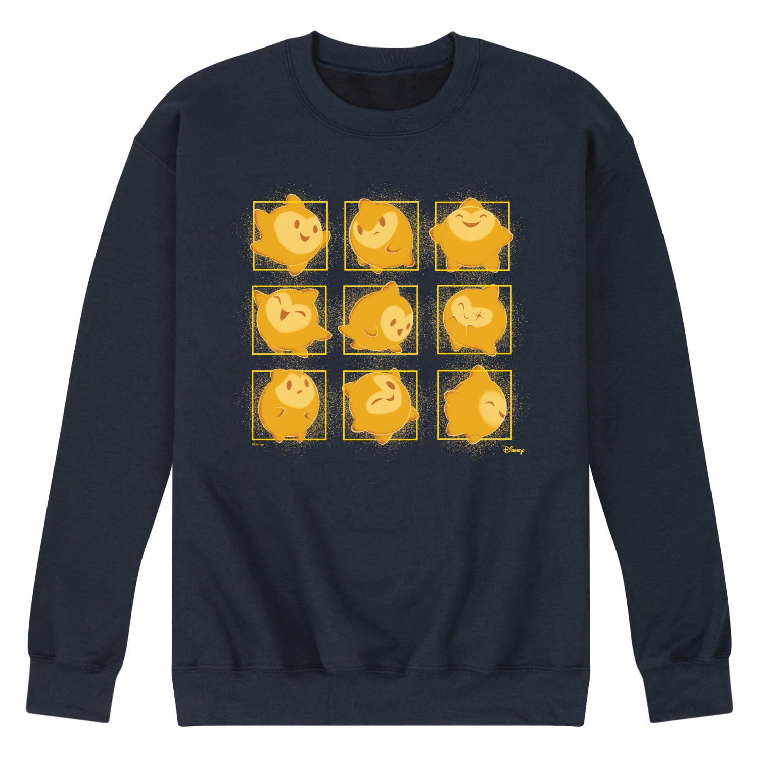 Disney Wish - The Many Faces Of Star - Men's Crew Neck Fleece Pullover ...