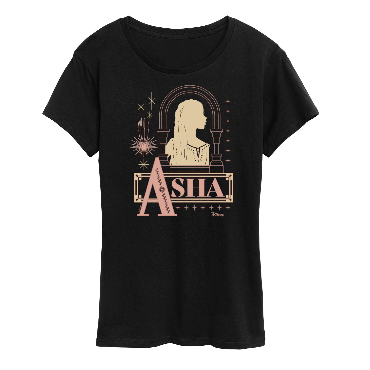 Asha Graphics Disney Wish - The One Asha - Women's Short Sleeve Graphic T-Shirt ...