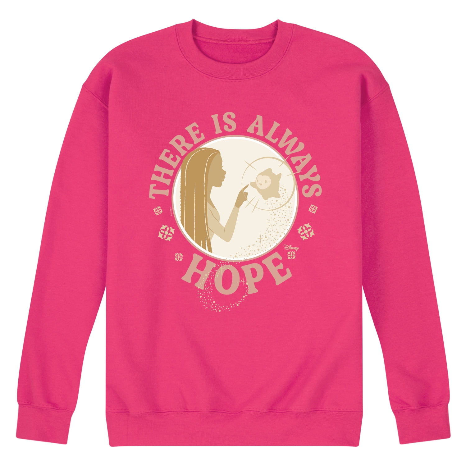 Disney Wish - There Is Always Hope - Men's Crew Neck Fleece Pullover ...