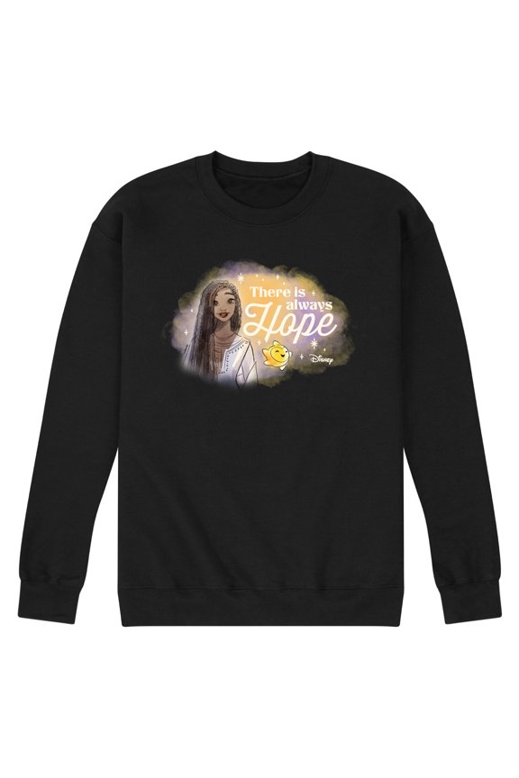 Wish - There Is Always Hope - Men's Crew Neck Fleece Pullover