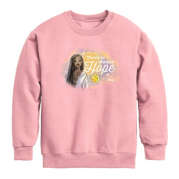 Disney Wish - There Is Always Hope - Toddler & Youth Crewneck Fleece Sweatshirt