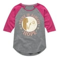thumbnail image 1 of Disney Wish - There Is Always Hope - Toddler & Youth Girls Raglan Graphic T-Shirt, 1 of 4
