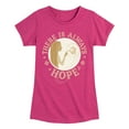 thumbnail image 1 of Disney Wish - There Is Always Hope - Toddler & Youth Girls Short Sleeve Graphic T-Shirt, 1 of 5