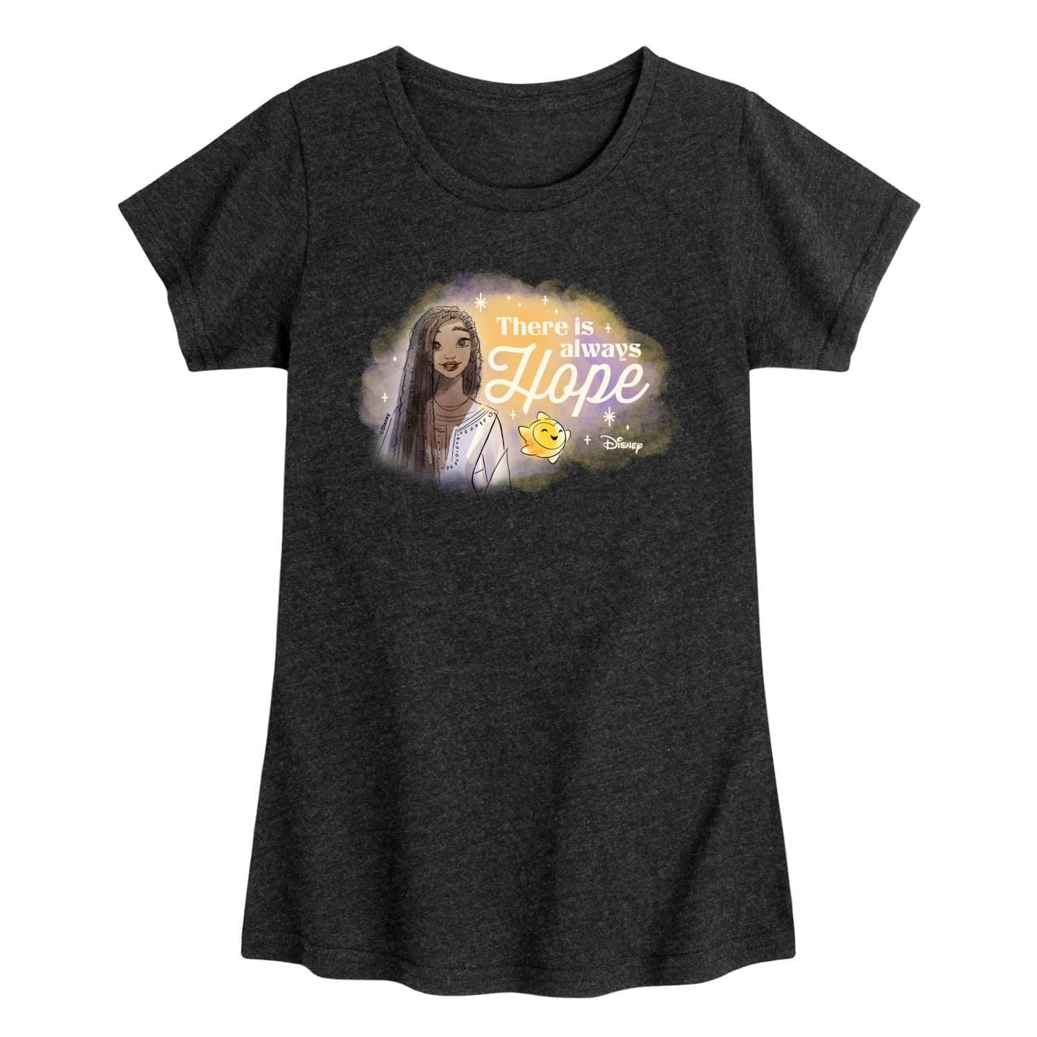 Disney Wish - There Is Always Hope - Toddler & Youth Girls Short Sleeve ...