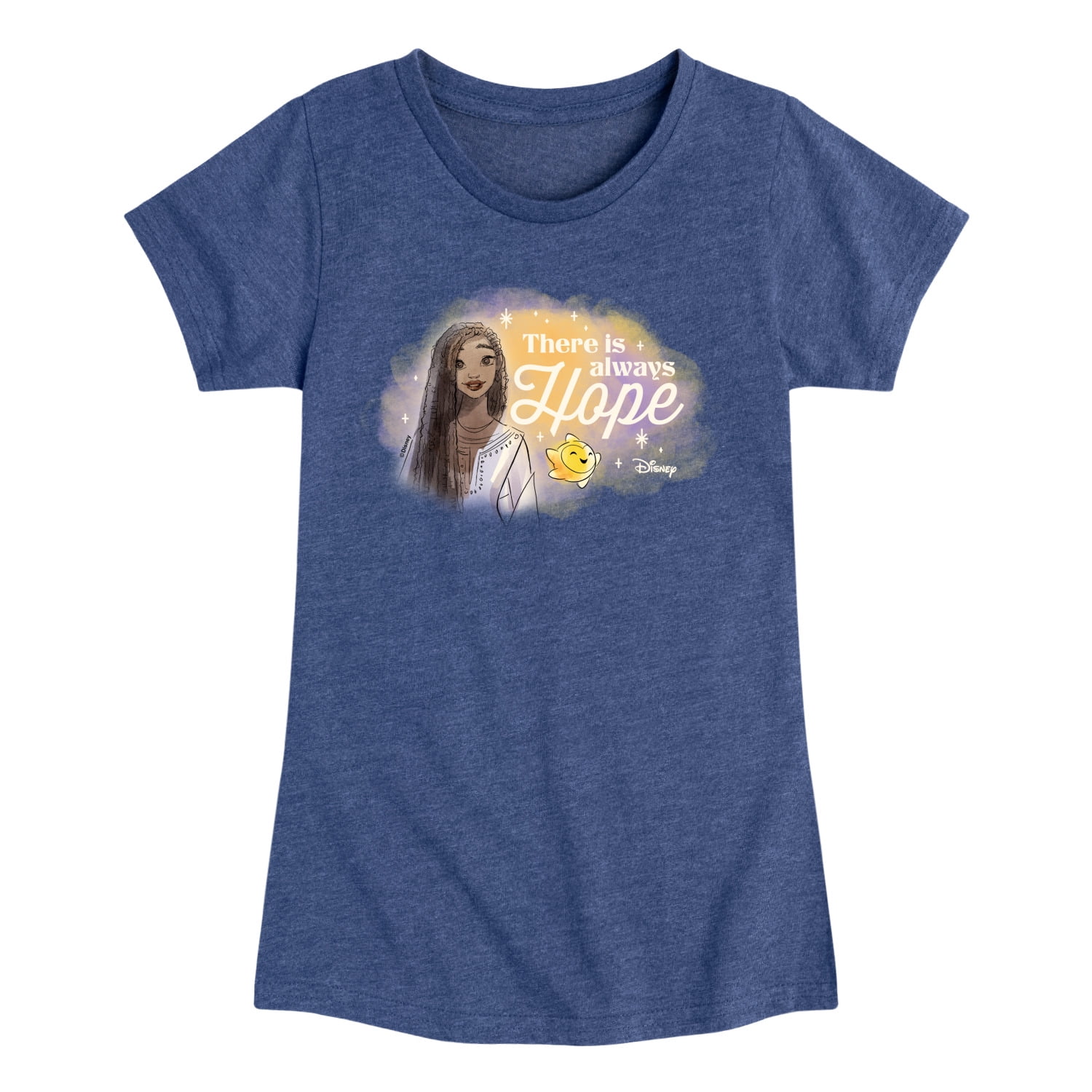 Disney Wish - There Is Always Hope - Toddler & Youth Girls Short Sleeve ...