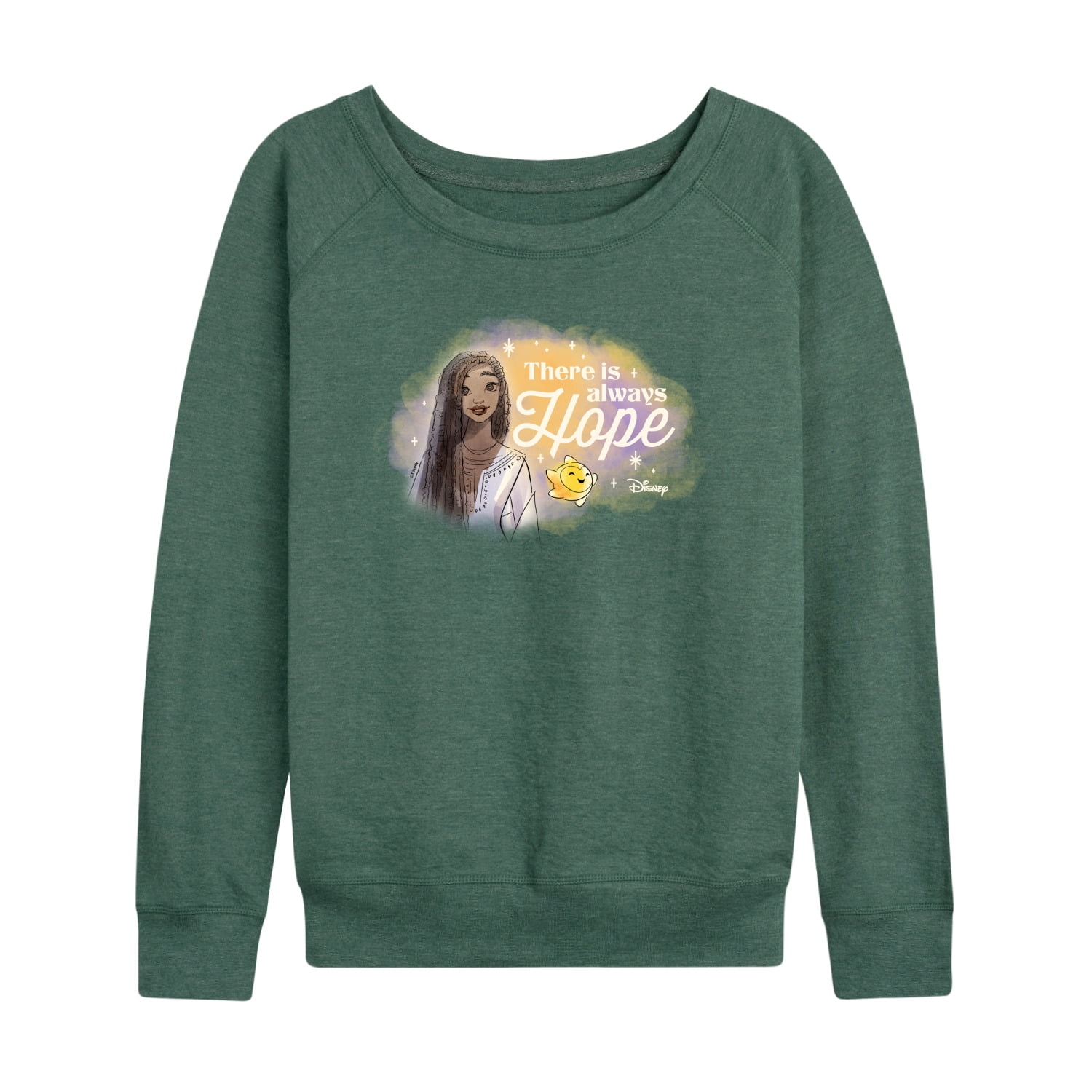 Disney Wish - There Is Always Hope - Women's Lightweight French Terry ...