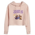 thumbnail image 1 of Disney Wish - Triple Threat Asha Star Valentino - Juniors Cropped Pullover Hoodie, 1 of 5