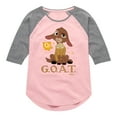thumbnail image 1 of Disney Wish - Valentino Goat - Toddler & Youth Girls Raglan Graphic T-Shirt, 1 of 4