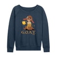 thumbnail image 1 of Disney Wish - Valentino The GOAT - Women's Lightweight French Terry Long Sleeve Shirt, 1 of 5