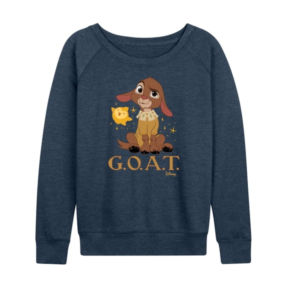Disney Wish - Valentino The GOAT - Women's Lightweight French Terry Long Sleeve Shirt