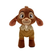 Disney Wish Walk 'n Talk Valentino Plush Fainting Goat, 11-Inch Interactive Plush Toy, Stuffed Animal with Sounds and Motion, Kids Toys for Ages 3 up