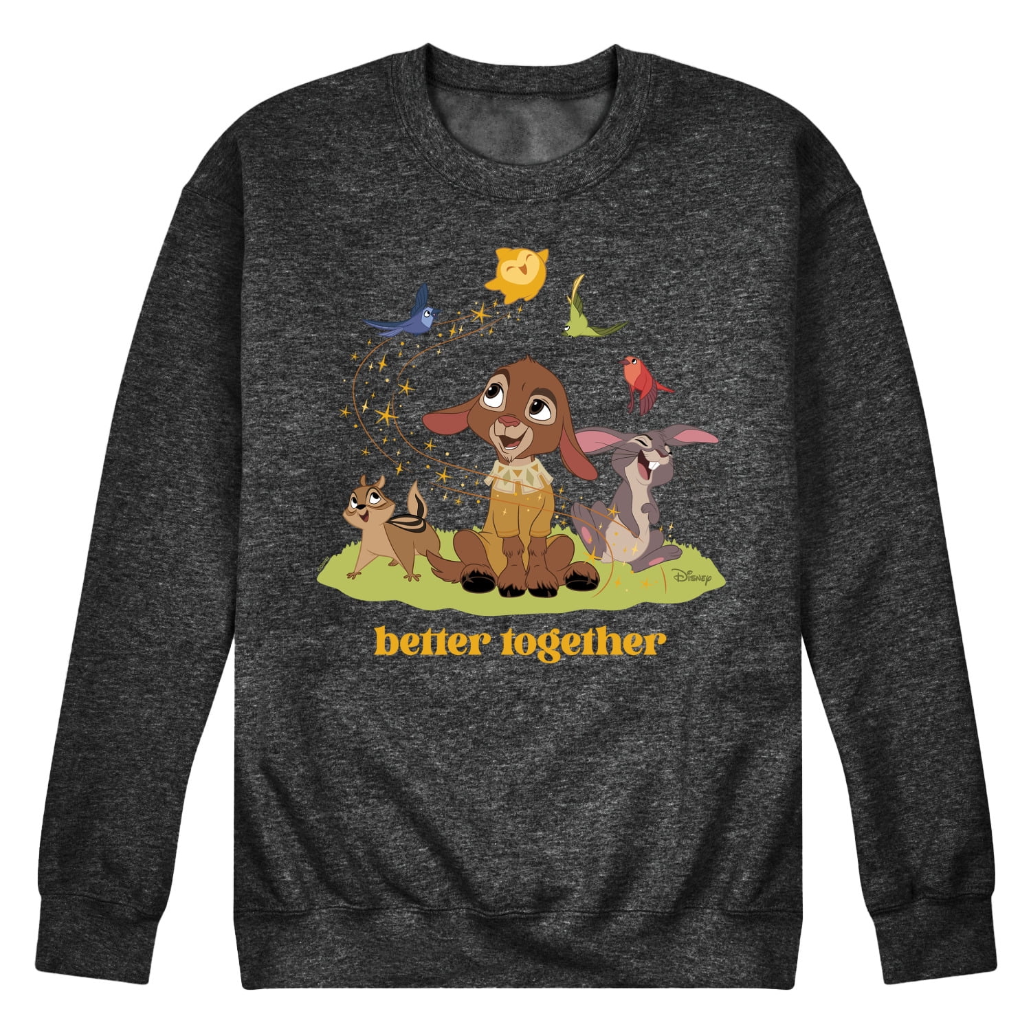 Disney Wish - We Are Better Together - Men's Crew Neck Fleece Pullover ...