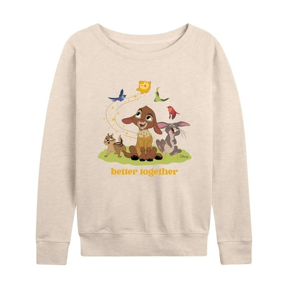 Disney Wish - We Are Better Together - Women's Lightweight French Terry Long Sleeve Shirt
