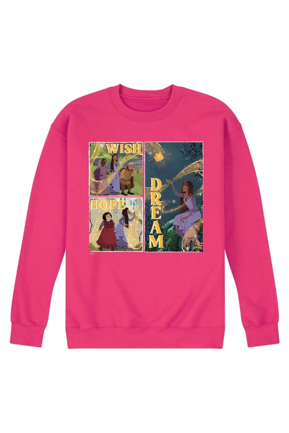 Wish - Wish Hope Dream - Men's Crew Neck Fleece Pullover