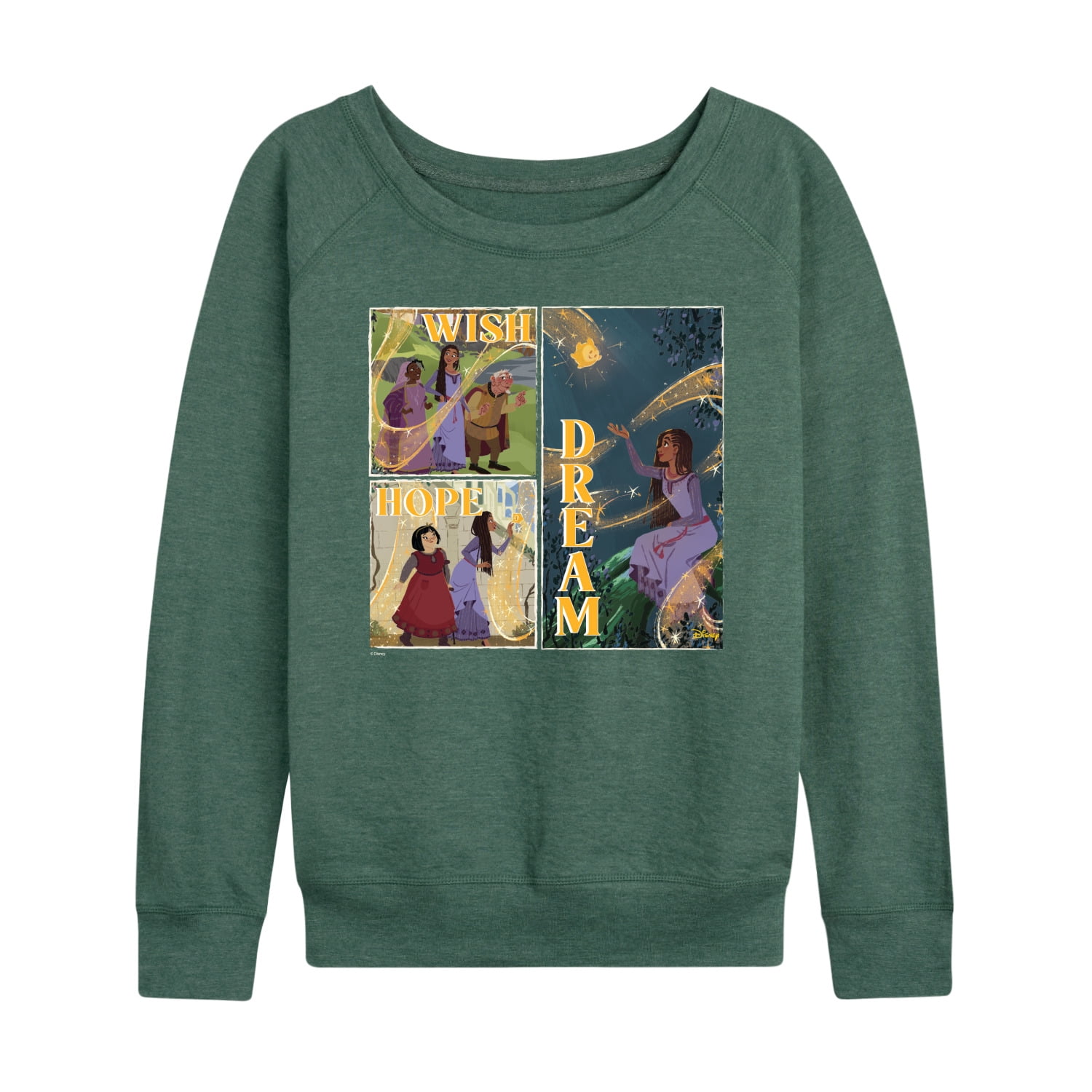 Disney Wish - Wish Hope Dream - Women's Lightweight French Terry Long ...