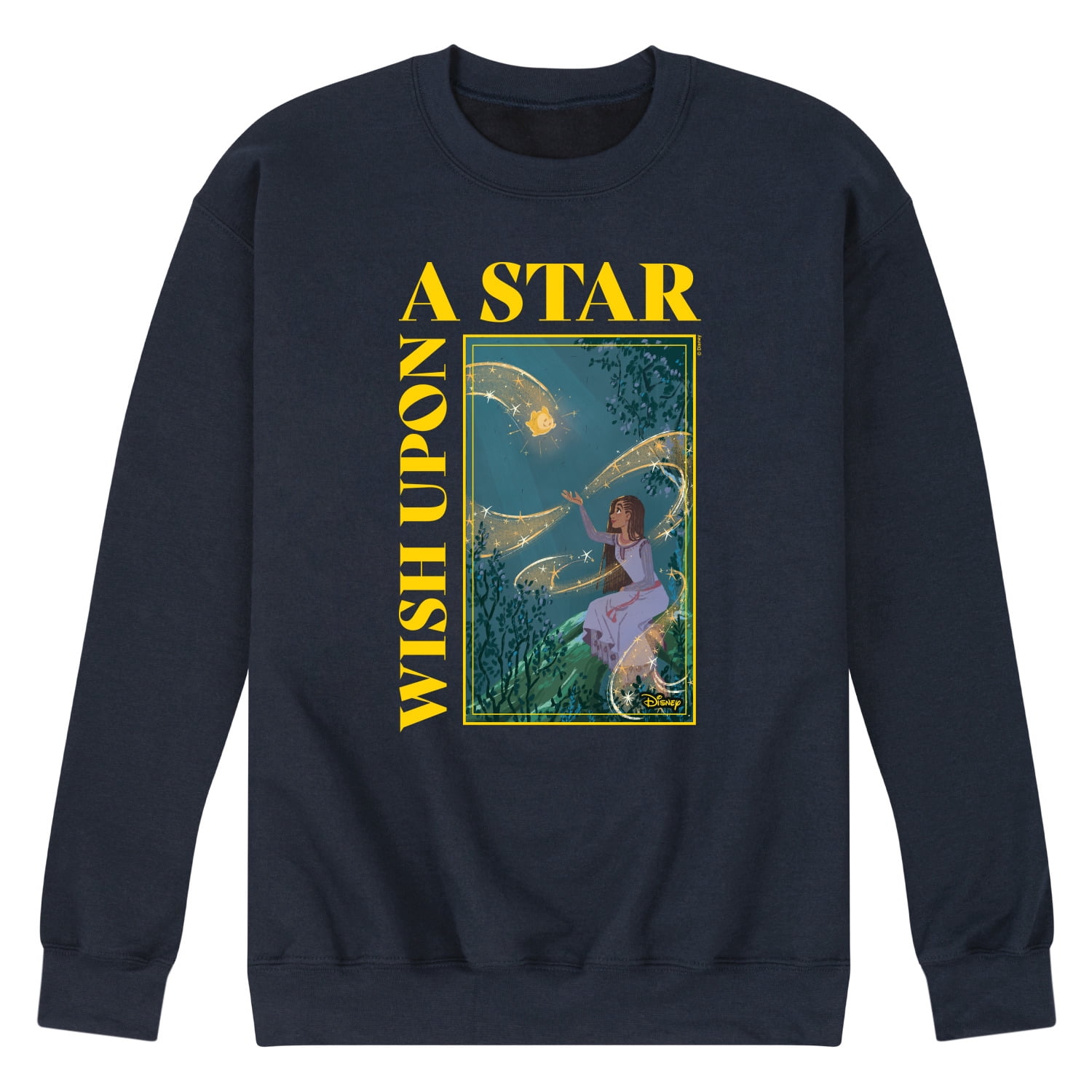 Disney Wish - Wish Upon A Star - Men's Crew Neck Fleece Pullover ...