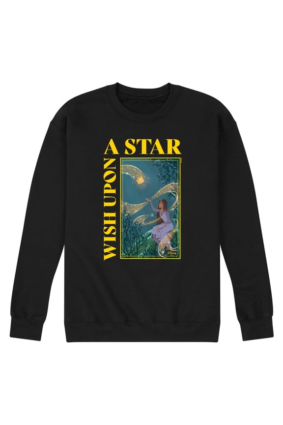 Wish - Wish Upon A Star - Men's Crew Neck Fleece Pullover