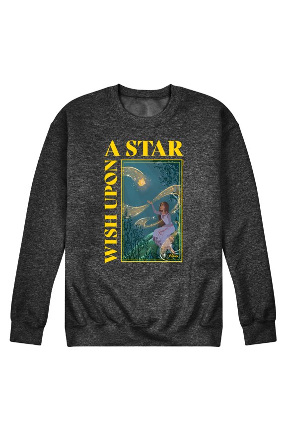 Wish - Wish Upon A Star - Men's Crew Neck Fleece Pullover