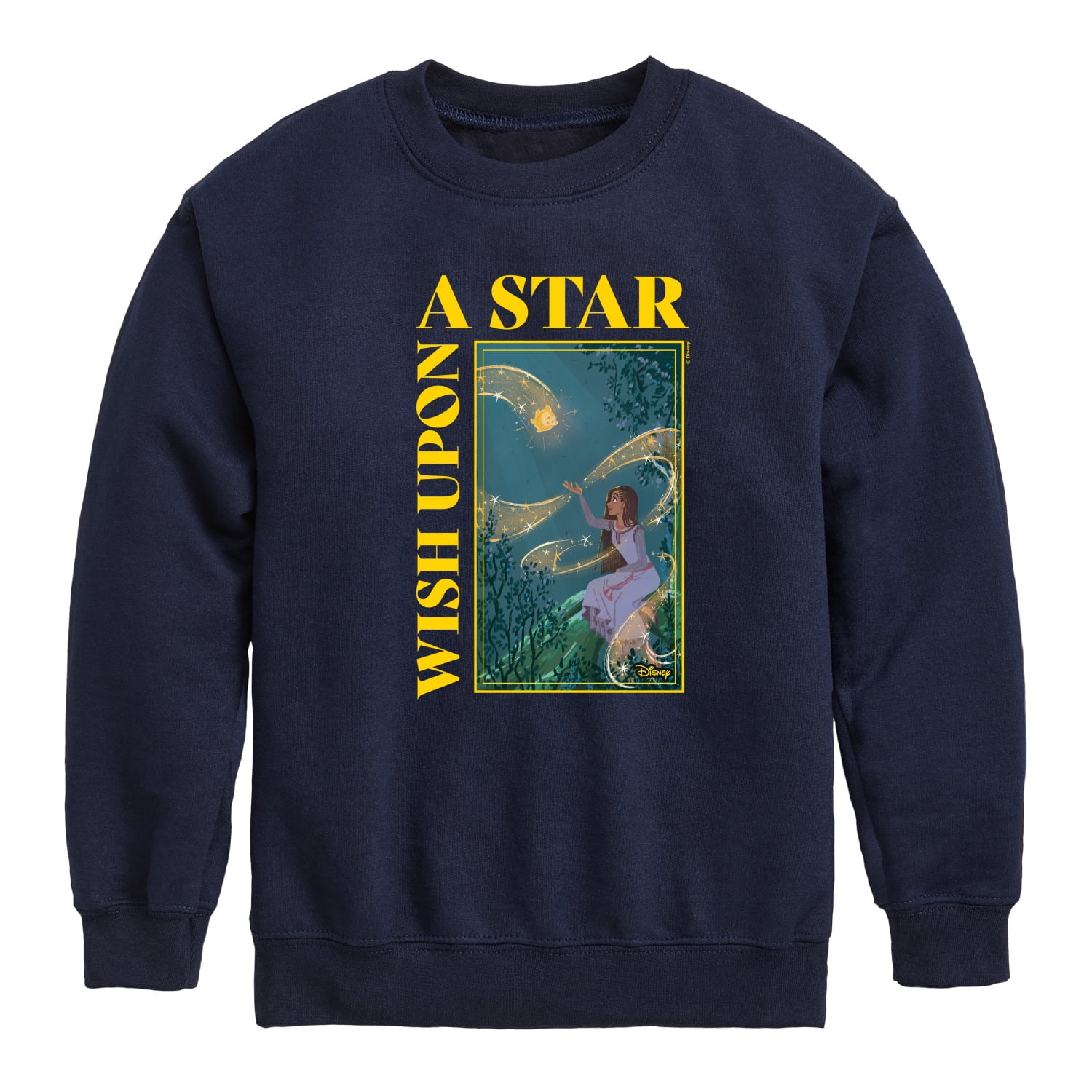 Disney Wish - Wish Upon A Star - Toddler & Youth Crewneck Fleece ...