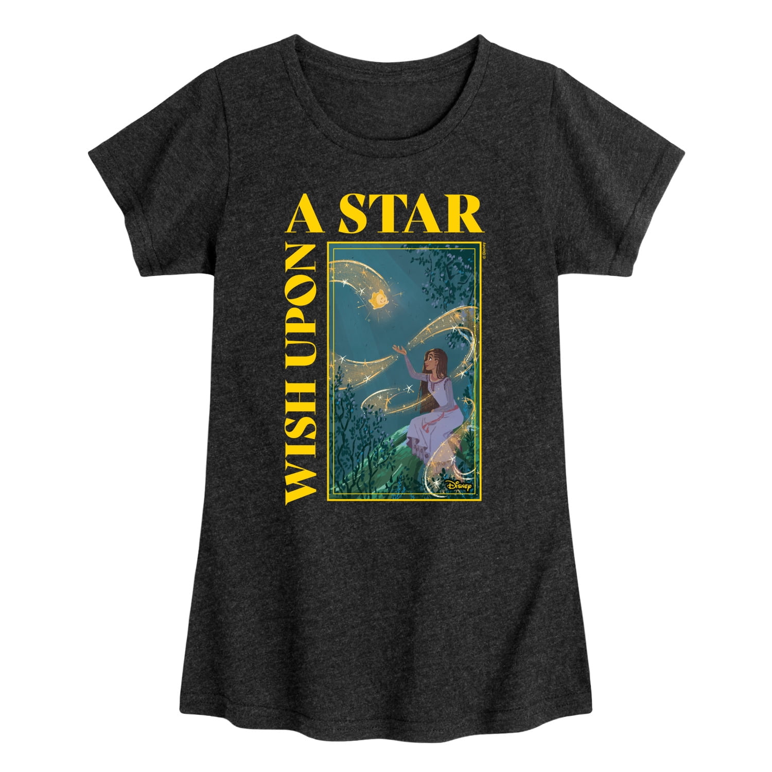 Disney Wish - Wish Upon A Star - Toddler & Youth Girls Short Sleeve ...