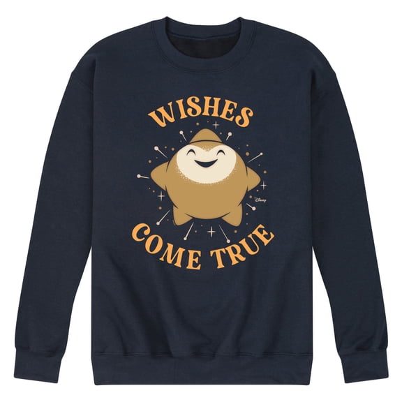 Disney Wish - Wishes Come True - Men's Crew Neck Fleece Pullover