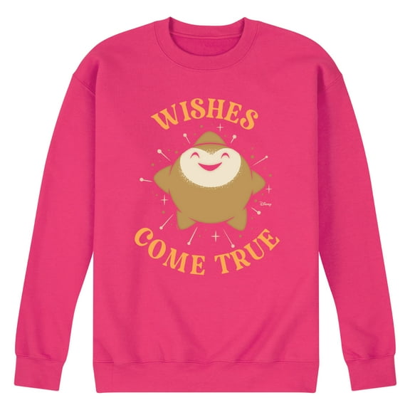 Disney Wish - Wishes Come True - Men's Crew Neck Fleece Pullover