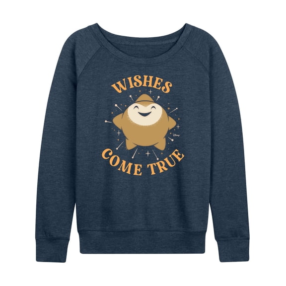 Disney Wish - Wishes Come True - Women's Lightweight French Terry Long Sleeve Shirt