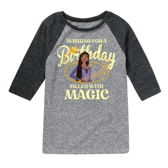 Disney - Wish -Wishing Birthday - Toddler And Youth Raglan
