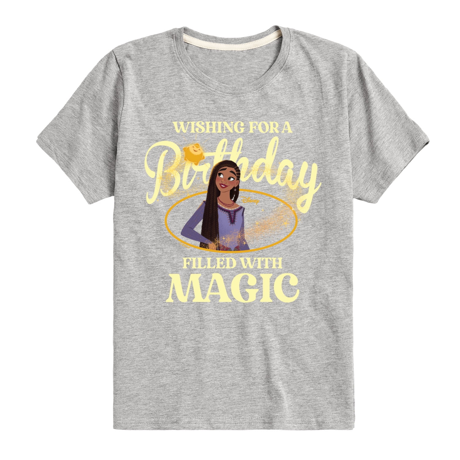 Disney - Wish - Wishing Birthday - Youth And Toddler Short Sleeve T ...