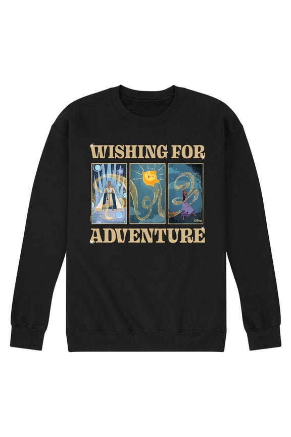 Wish - Wishing For Adventure - Men's Crew Neck Fleece Pullover