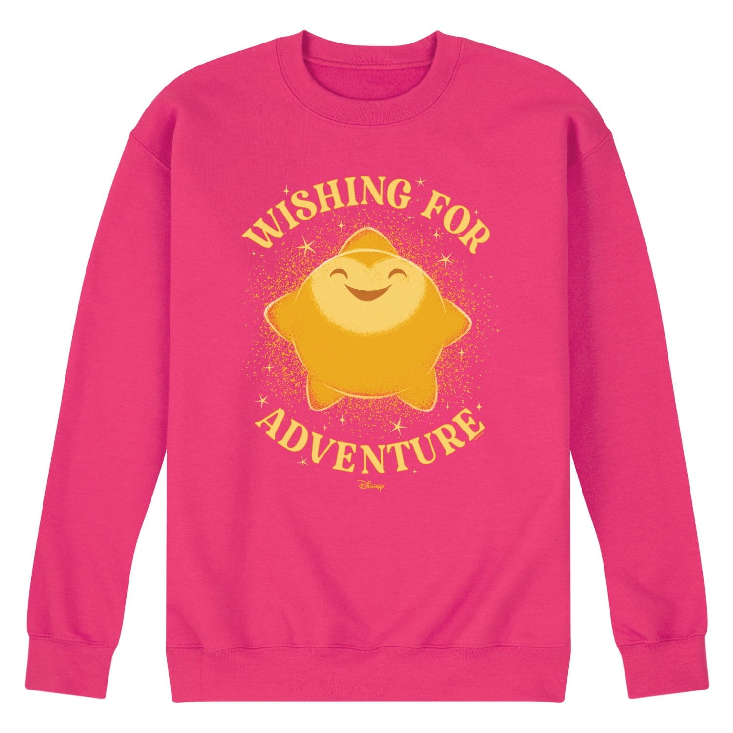 Disney Wish - Wishing For Adventure - Men's Crew Neck Fleece Pullover ...