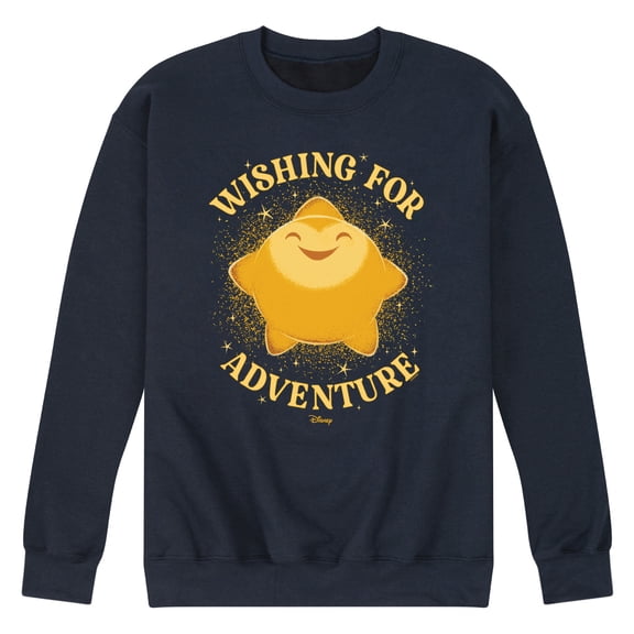 Disney Wish - Wishing For Adventure - Men's Crew Neck Fleece Pullover