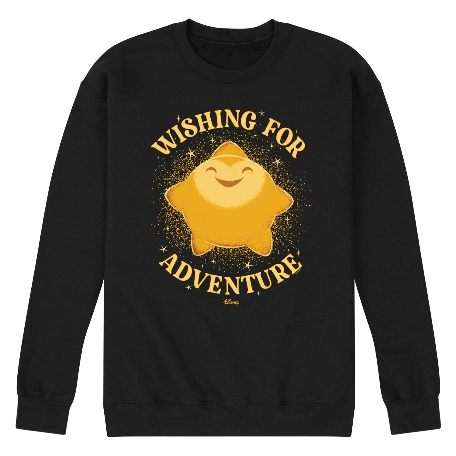 Disney Wish - Wishing For Adventure - Men's Crew Neck Fleece Pullover ...