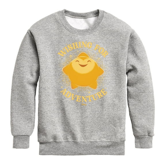 Disney Wish - Wishing For Adventure - Toddler & Youth Crewneck Fleece Sweatshirt