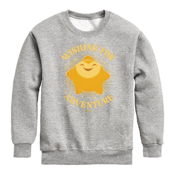 Disney Wish - Wishing For Adventure - Toddler & Youth Crewneck Fleece Sweatshirt