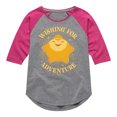 thumbnail image 1 of Disney Wish - Wishing For Adventure - Toddler & Youth Girls Raglan Graphic T-Shirt, 1 of 4