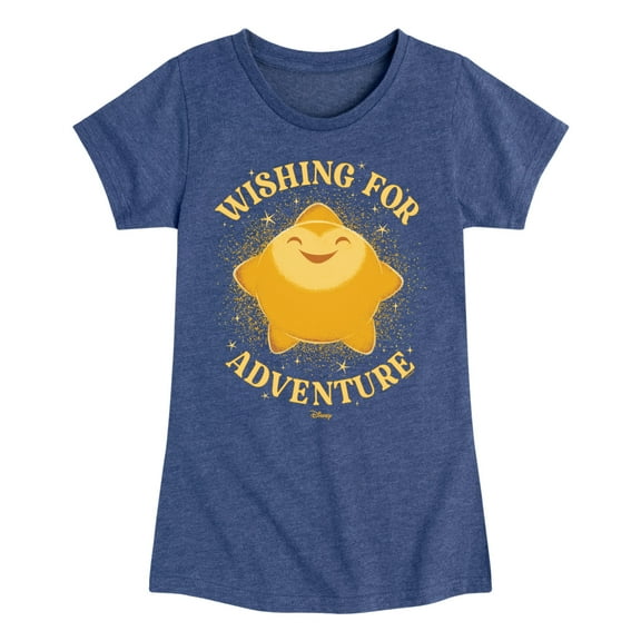 Disney Wish - Wishing For Adventure - Toddler & Youth Girls Short Sleeve Graphic T-Shirt