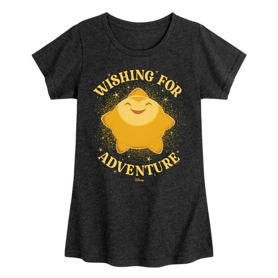 Disney Wish - Wishing For Adventure - Toddler & Youth Girls Short Sleeve Graphic T-Shirt