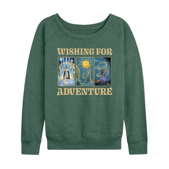 Disney Wish - Wishing For Adventure - Women's Lightweight French Terry Long Sleeve Shirt