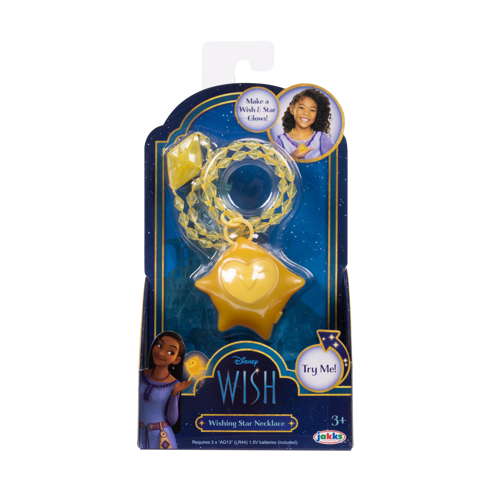 Disney Wish Wishing Light up Star Necklace Costume Accessory for Children  Ages 3 to 6