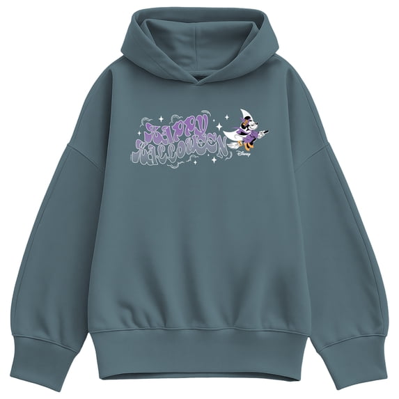 Disney - Witch Minnie Happy Halloween - Women's Oversized Fleece Hoodie Sweatshirt