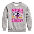 thumbnail image 1 of Disney - Witch Way To The Candy Boys' Graphic Long Sleeve Fleece Sweatshirt, 1 of 5