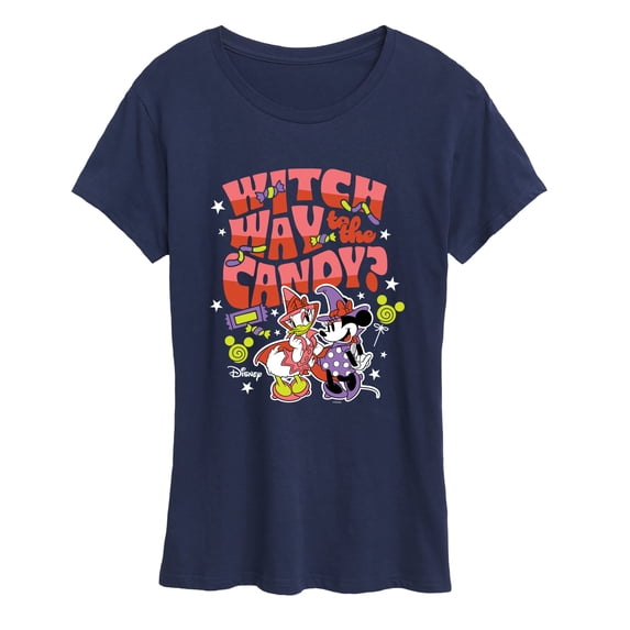 Disney - Witch Way To The Candy Minnie & Daisy Short Sleeve Graphic T-Shirt